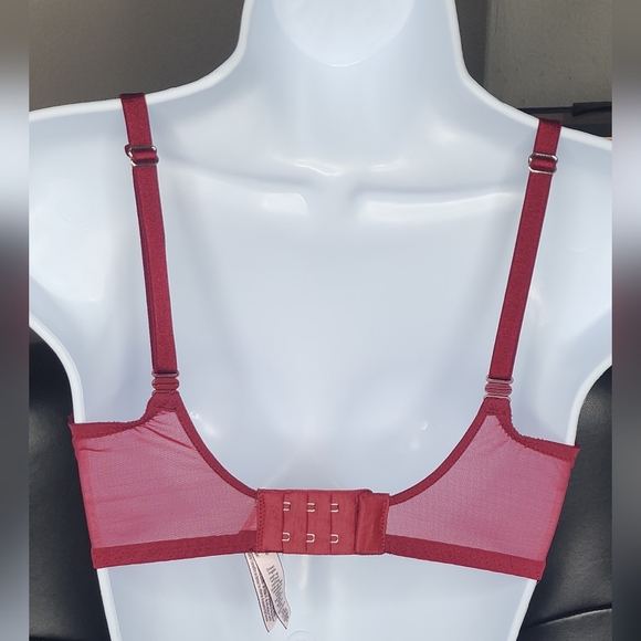 ♦VICTORIA'S SECRET Dream Angel Push-up without Padding Bra. Burgundy. Size:32DDD - Picture 5 of 10